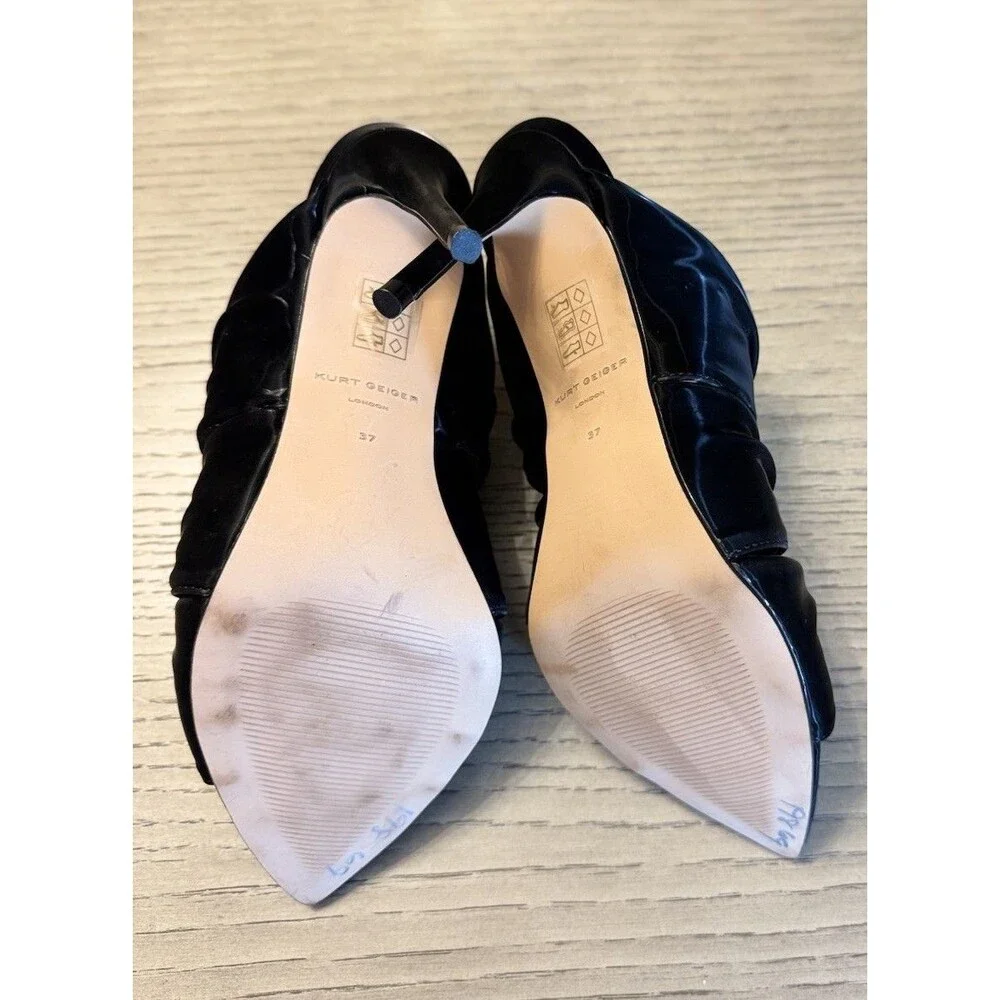 KURT GEIGER Kensington Soft Bow Mule Heel. Sizes 5.5,6,6.5,7